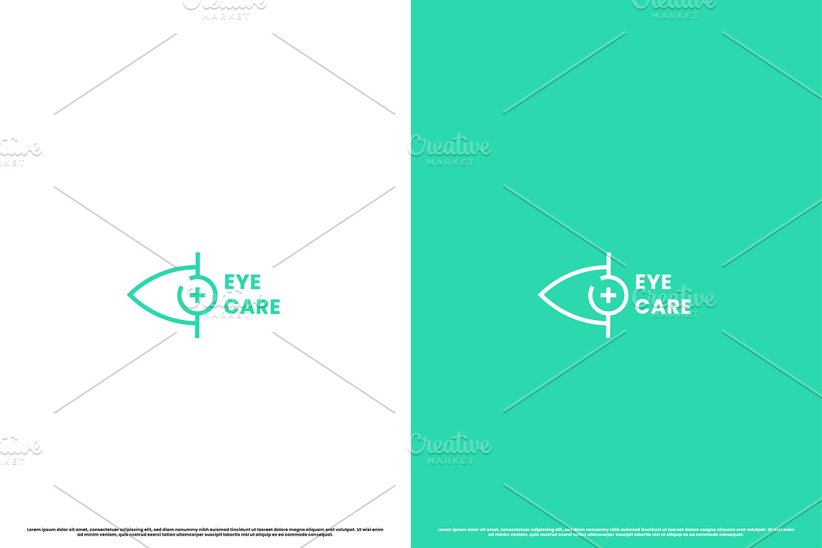 Eye Care Medic Logo Design Icon, a Branding & Logo Template by Morvana Crew