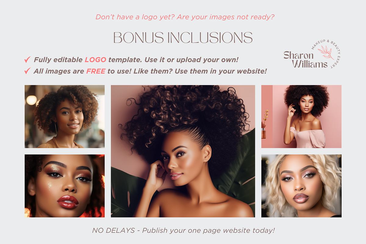 Beauty Canva Website Estheticians, a Landing Page Template by vectorocean (Photo 8 of 10)