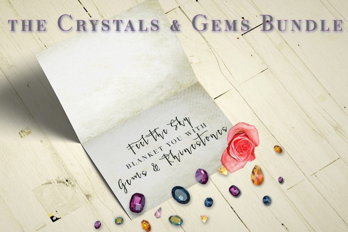 The Crystals + Gems BUNDLE!, a Product Mockup by Swarovski Crystals (Photo 6 of 6)