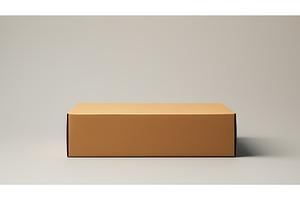 cardboard package box ai generated, a Transportation Photo by pikepicture