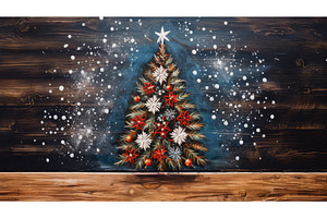 holiday painted christmas tree ai, a Holiday Photo by pikepicture