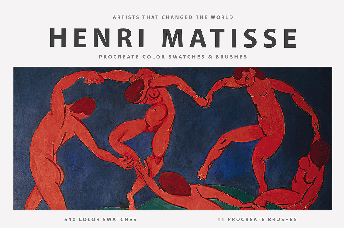 Henri Matisse Procreate Brushes, a Brush Add-On by Digi Life (Photo 1 of 13)