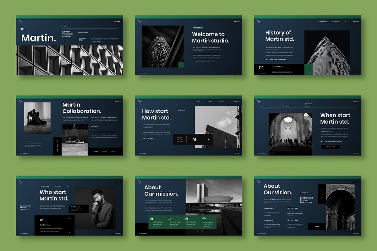 Martin – Business Keynote, a Presentation Template by Dens Creative Studio (Photo 2 of 6)