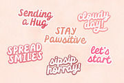 Pinky Blush - Cute Bold Script, a Script Font by Bale Type (Thumbnail 4 of 9)