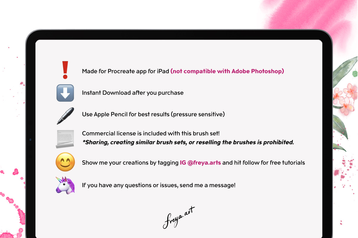 Bird Procreate Brush, a Brush Add-On by Freya.art Illustrations (Photo 9 of 9)