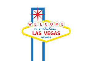 Welcome to Las Vegas sign icon