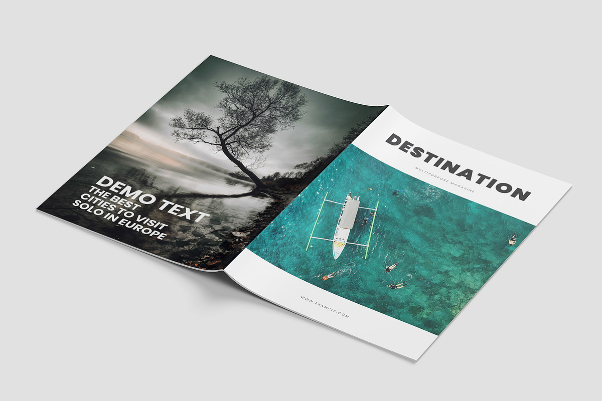 Destination Magazine, a Magazine Template by Amit Debnath