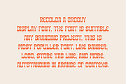 Recolda - Groovy & Retro Font, a Sans Serif Font by Iqsiart Studio (Thumbnail 2 of 6)