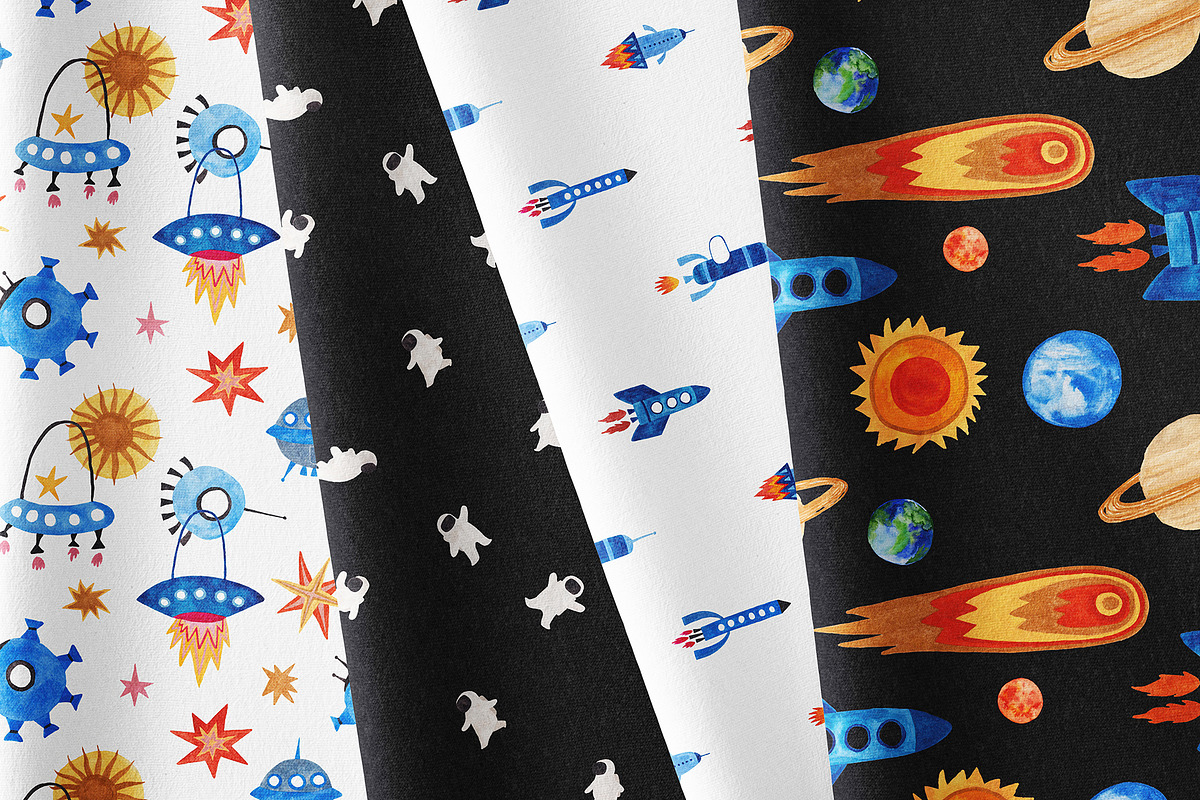 We are not alone. Space Collection, a Transportation Illustration by Annakniaz (Photo 7 of 11)