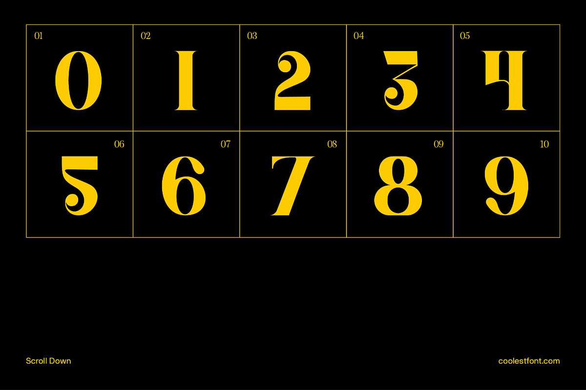 Wave Maska Font | Decorative Display, a Serif Font by Koplexs Studio (Photo 11 of 12)