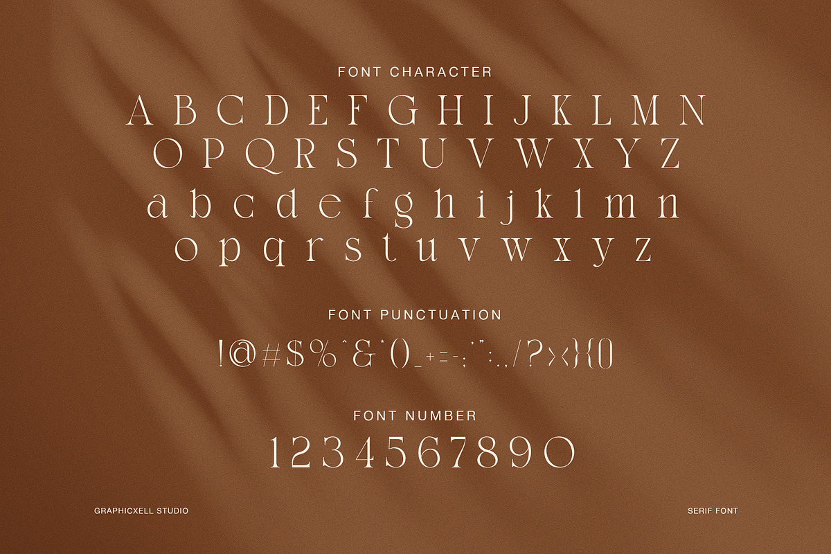 Bandito Elegant Contrast Serif Font, a Serif Font by Graphicxell (Photo 7 of 8)