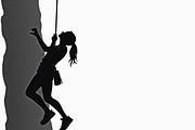 Adventure Climbers Silhouette Set, an Illustration by jahid234 (Thumbnail 15 of 21)