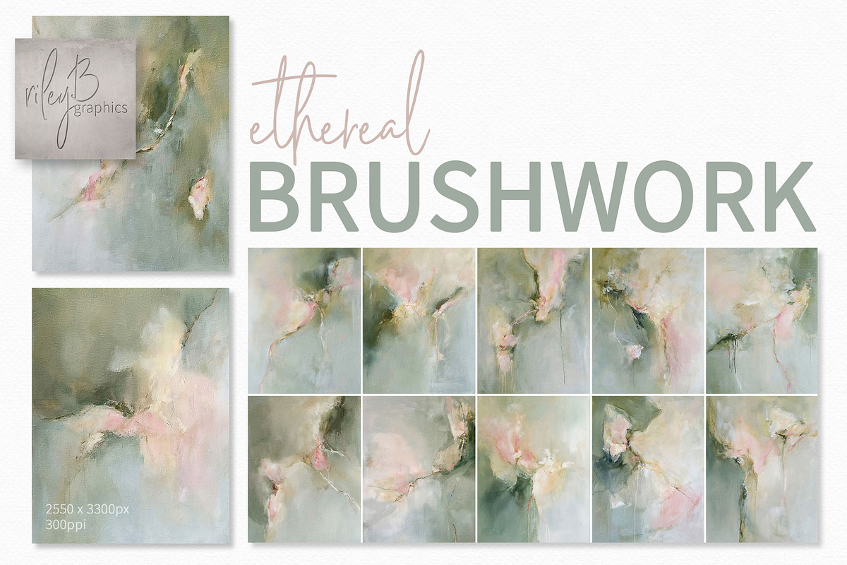 Ethereal Brushwork, a Decorative Illustration by rileyBgraphics (Photo 1 of 7)