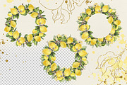 Lemons sunny watercolor clipart, a Food Illustration by NATASHA CHU (Thumbnail 10 of 23)