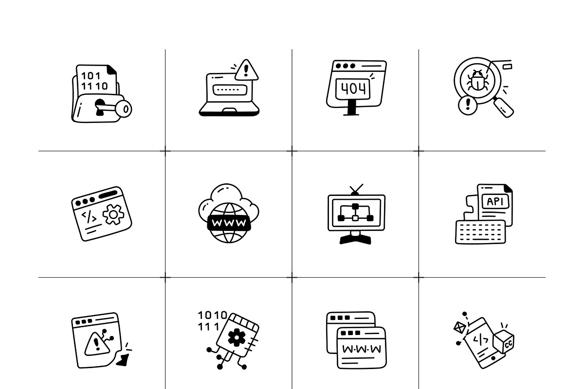 Animated Web Development Icons, an Outline Icon by Vectors Market (Photo 6 of 8)