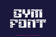 Gym Workout, a Sans Serif Font by alon kelakon (Thumbnail 2 of 5)