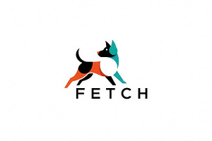 Fetch Dog Logo, a Branding & Logo Template by Logocreative