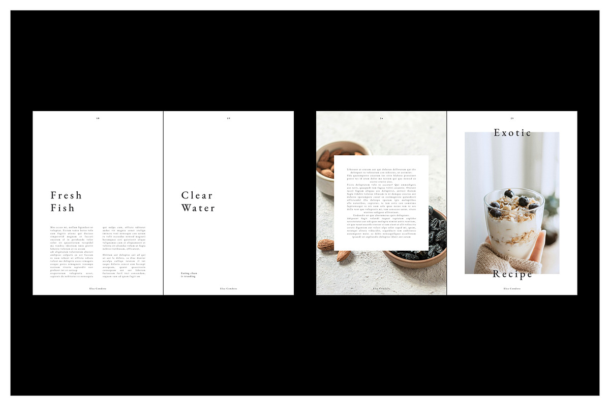 ELEA Recipes Book Cookbook, a Magazine Template by Arif Tri Ananta (Photo 5 of 14)