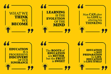 Nine motivational quotes. Set 8/55