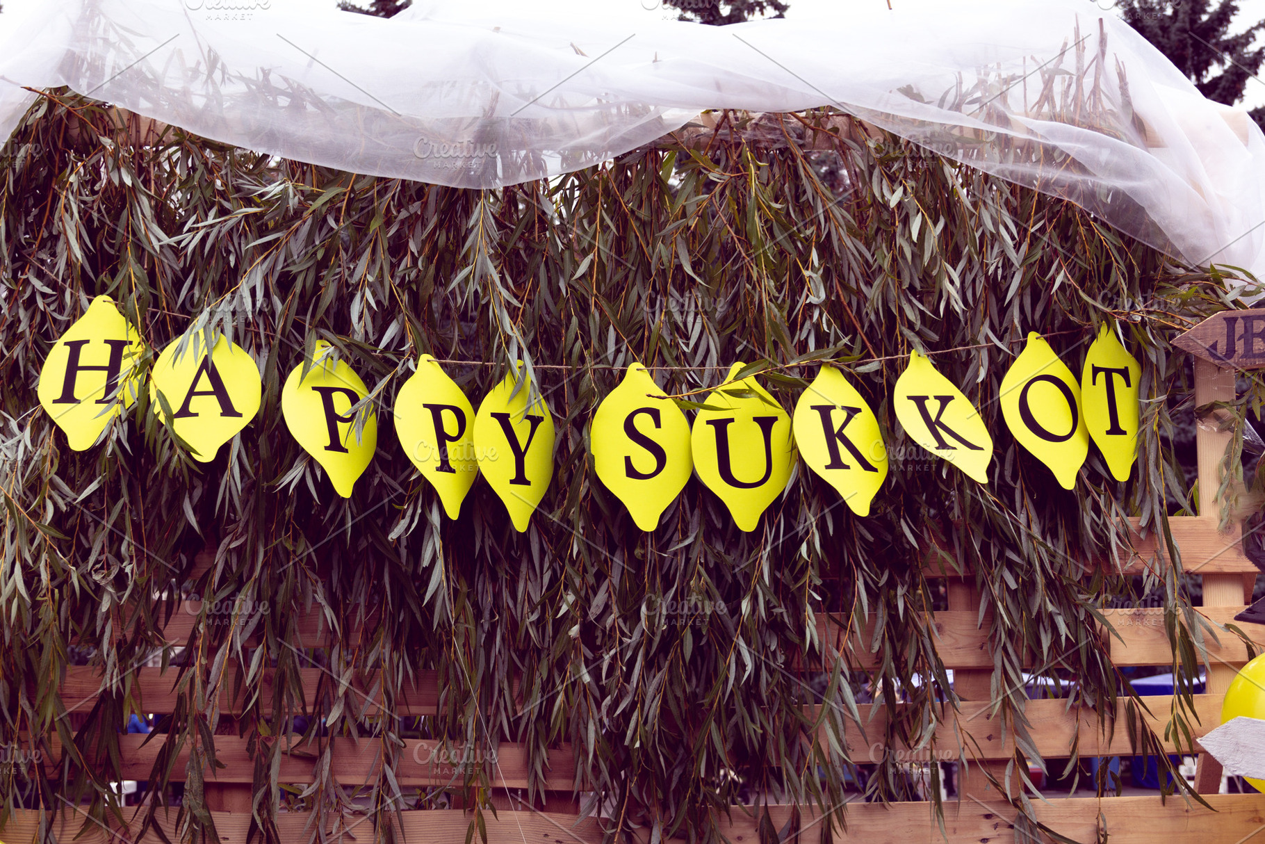 inscription Happy sukkot, a Holiday Photo by Eni_fly