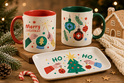 Christmas Decor Clipart, a Seasonal Illustration by Anna Studio (Thumbnail 6 of 12)