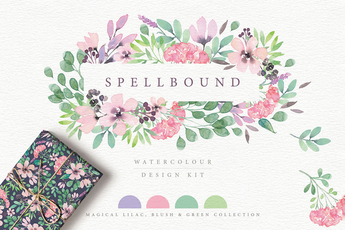 4in1 Elegant Watercolour collections, an Illustration by Lisa Glanz (Photo 5 of 7)