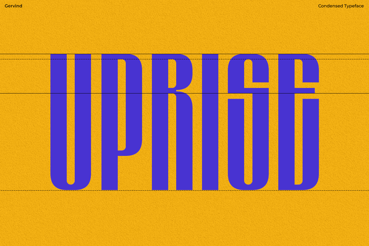 Gervind - Bold Condensed Display, a Sans Serif Font by Say Studio (Photo 7 of 15)