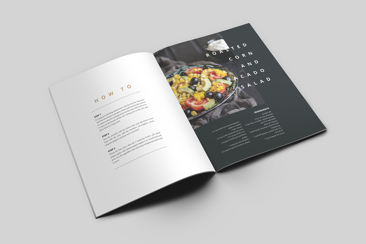 MoDish - A Modern Cookbook Template, a Brochure Template by Prixel Creative (Photo 11 of 18)