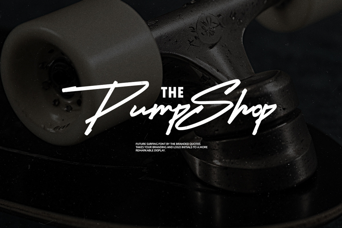 Future Surfing Font, a Handwritten Font by The Branded Quotes (Photo 2 of 8)