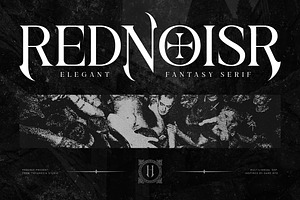 Rednoisr - Elegant Fantasy Serif