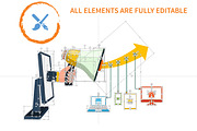 Startup Keynote Presentation, a Presentation Template by UniqueStudio (Thumbnail 4 of 10)