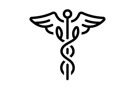 Medical clinic black icon, an Outline Icon by Creative priyanka