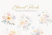 Vintage Floral Bundle, an Object Illustration by studioequinox (Thumbnail 32 of 65)