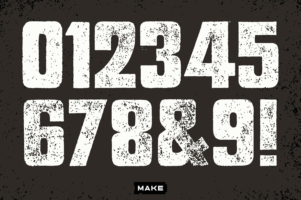 Letterpress Futura Display, a Font by Heavy Metal Type Co. (Photo 3 of 5)