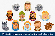 Christmas Nativity Characters Set, a Person Illustration by Scott Hodges (Thumbnail 3 of 4)
