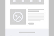Landing Page Wireframe Template, a Landing Page Template by ContestDesign (Thumbnail 3 of 6)