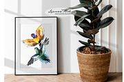Colorful Parrots Clipart Set, an Animal Illustration by Leonaa art (Thumbnail 3 of 5)