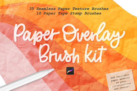 Procreate Paper Overlay Brushes