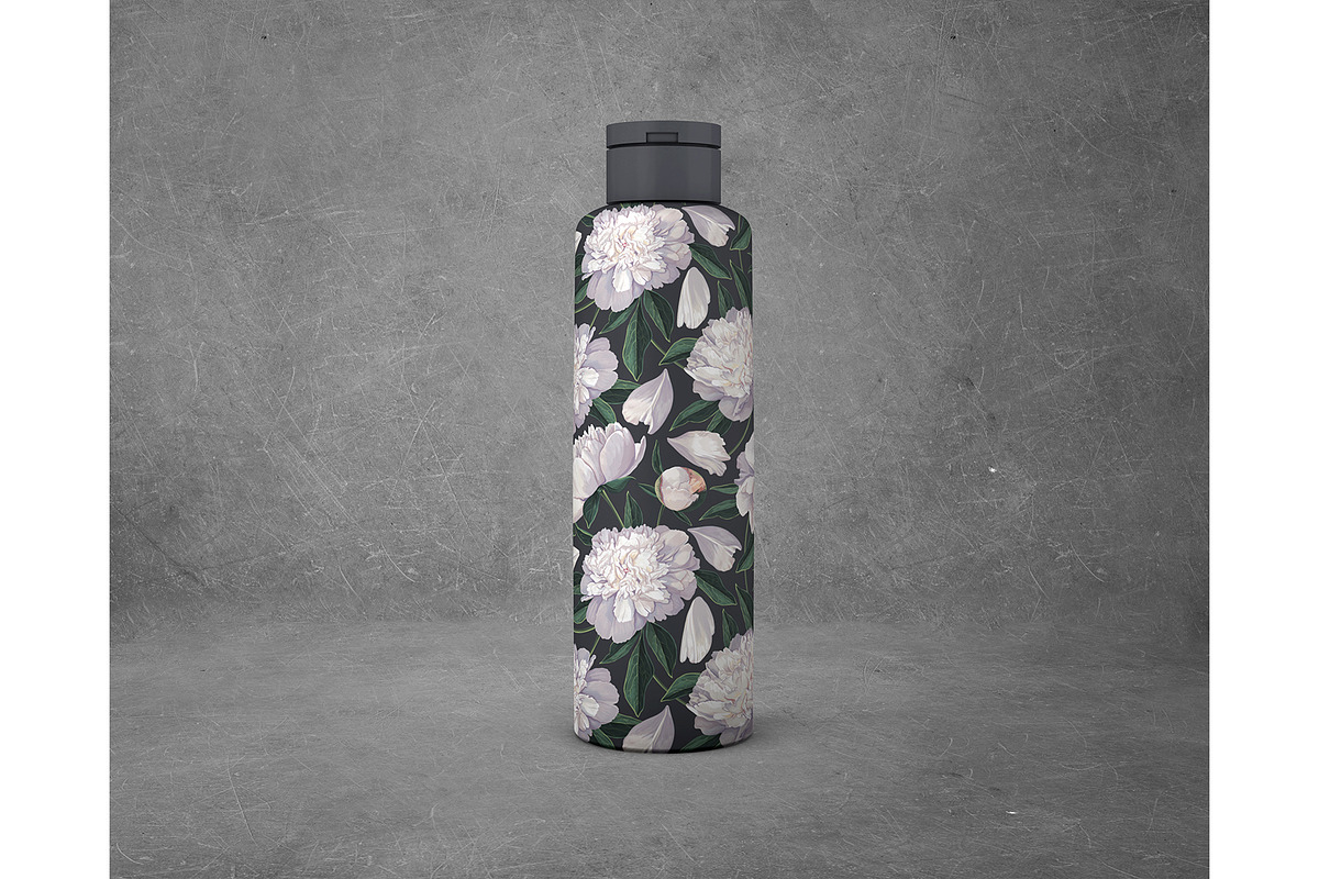 White Peonies Seamless Pattern, a Pattern Graphic by MarynaPetrovska (Photo 9 of 15)