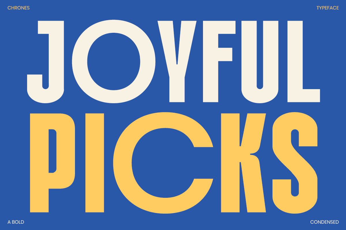 Bold Condensed Sans Font - Chrones, a Sans Serif Font by Say Studio (Photo 4 of 10)