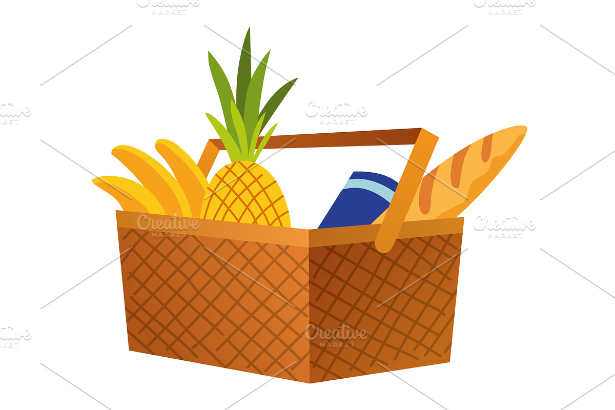 Necessary element of picnic in city, an Illustration by the8monkey