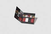 Square Bifold Mockup, a Books & Magazine Mockup by HanaSaka_Studio (Thumbnail 4 of 5)