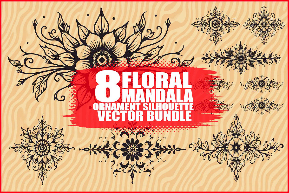 Luxury Mandala Ornament, an Illustration by jahid234 (Photo 1 of 9)
