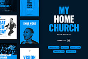 My Home Church | Social Media Kit, a Social Media Template by Rodney Truitt Jr (Thumbnail 1 of 7)