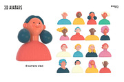 3D Avatars, a Templates & Theme by Grivina's shop (Thumbnail 2 of 13)