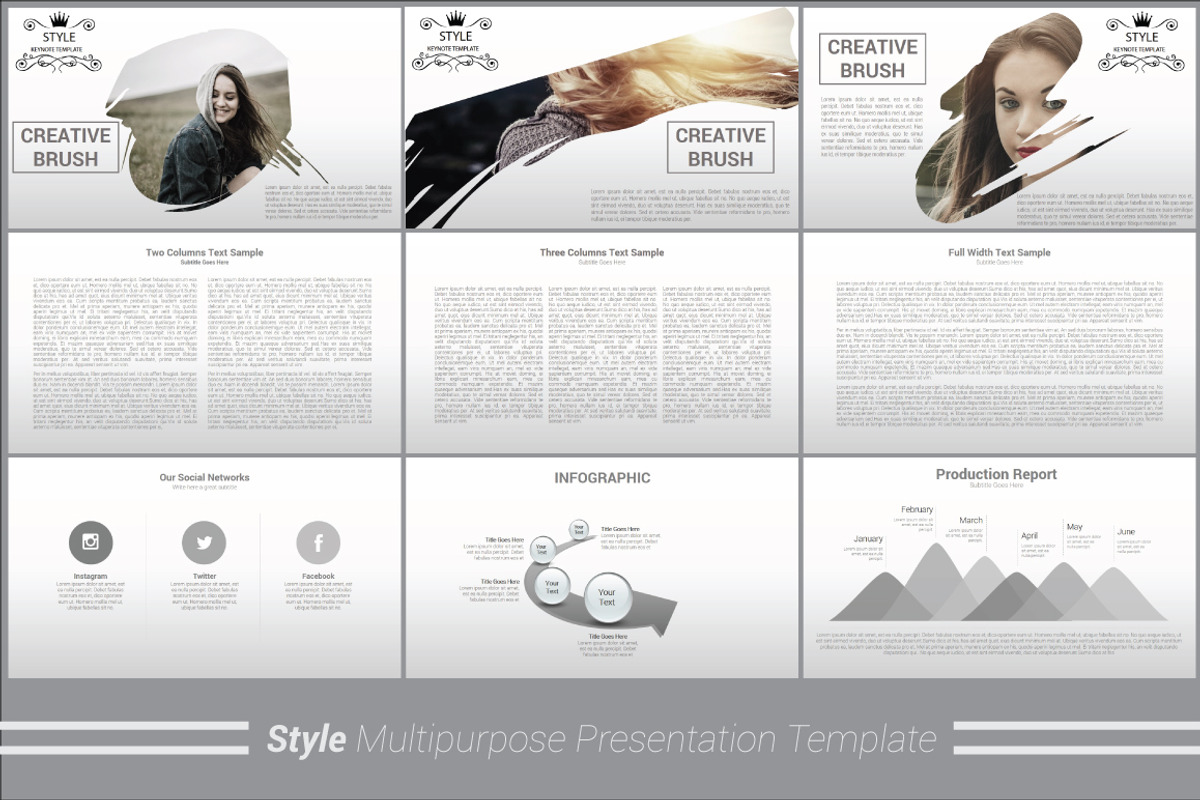 Style Multipurpose Keynote Template, a Presentation Template by Presentation Official (Photo 6 of 11)