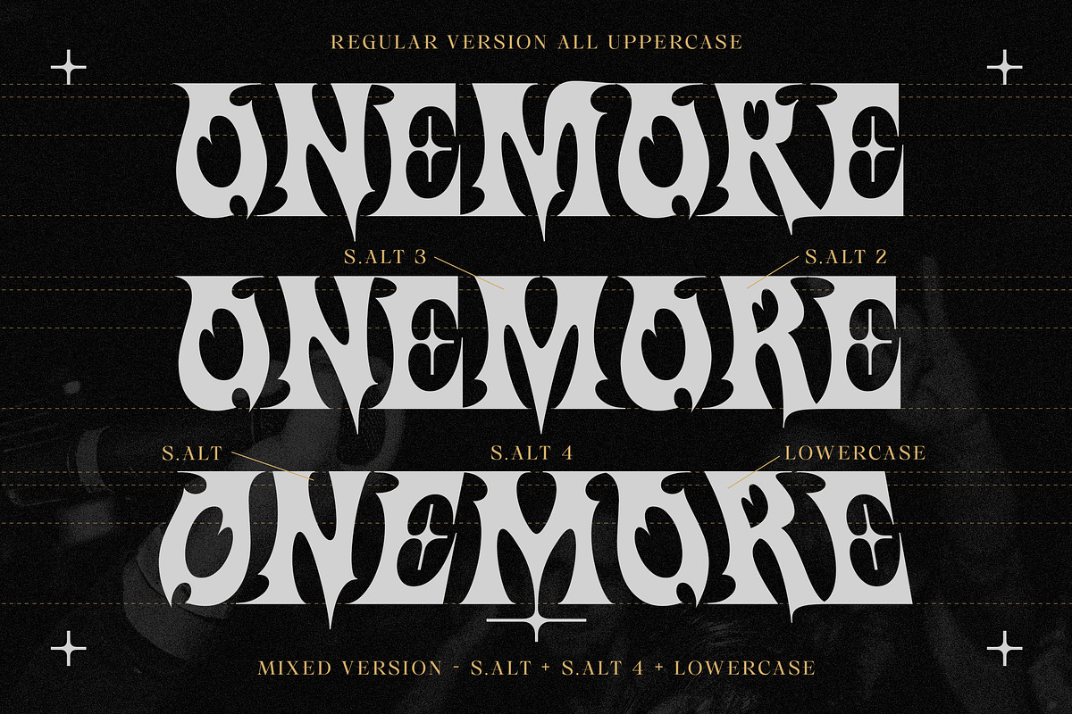 Onemore - Fantasy Game Font, a Font by Typia Nesia (Photo 8 of 16)