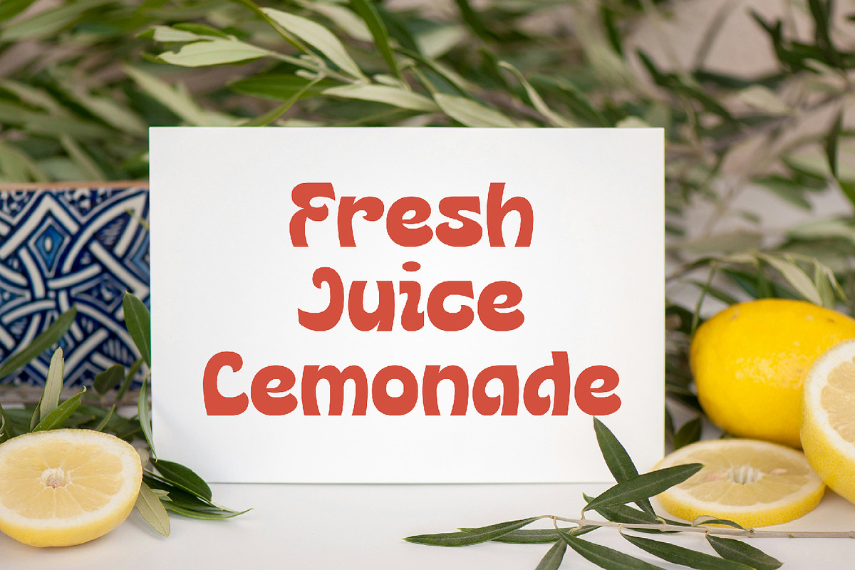 Crabking - Tropical Display Font, a Script Font by AQR Studio (Photo 4 of 8)