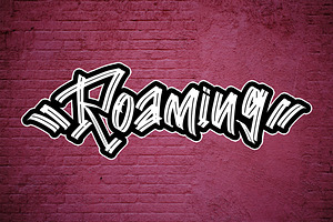 Aick's Robers - Graffiti Font