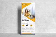 Corporate Business Roll Up Banner, a Stationery Template by GraphicsBurg (Thumbnail 1 of 4)